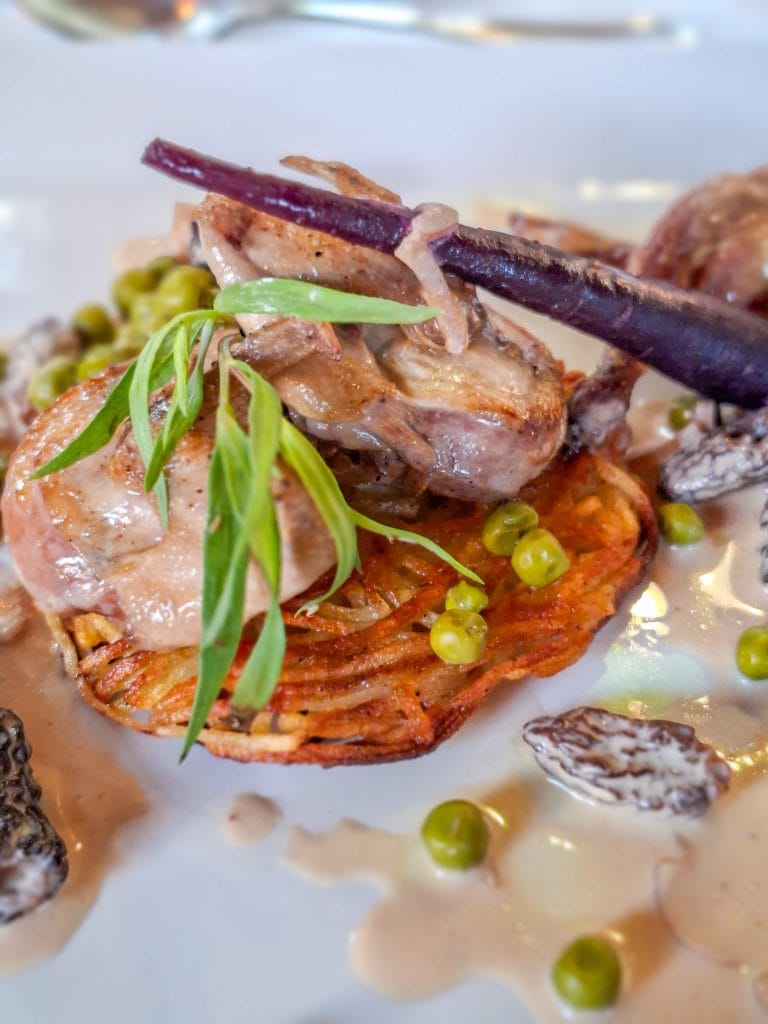 Quail entree