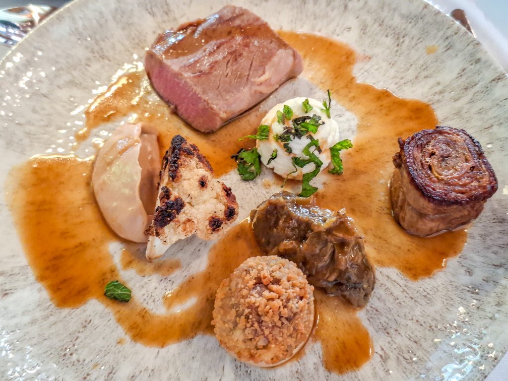 Lamb with cauliflower