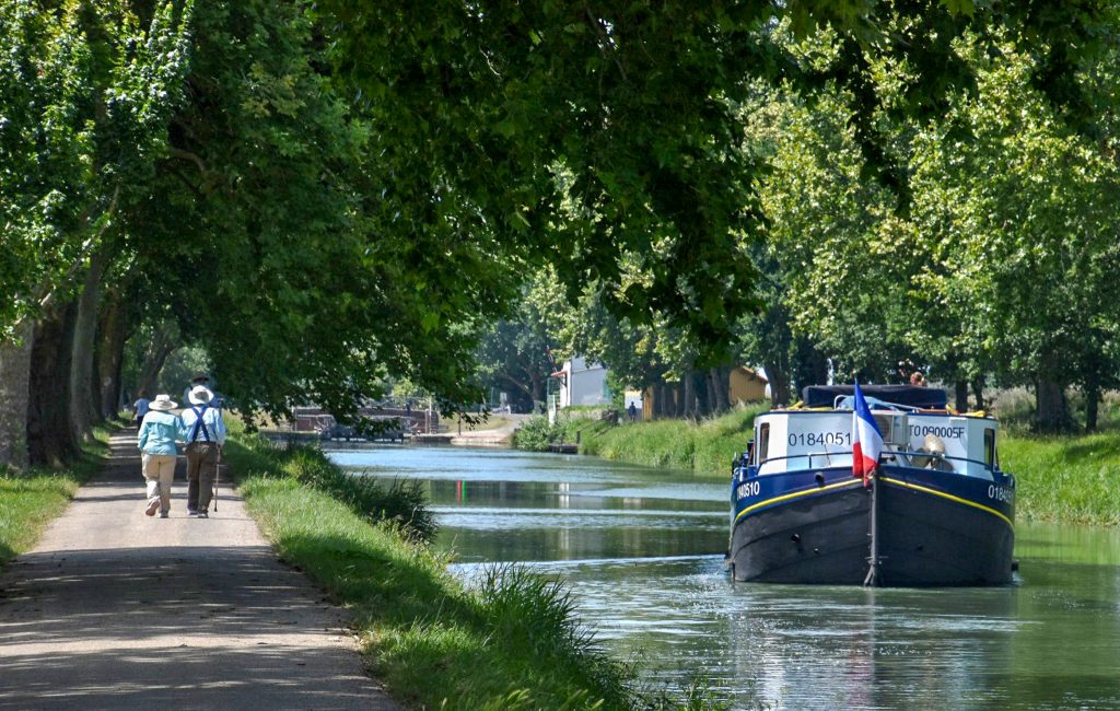 Strolling along the canal