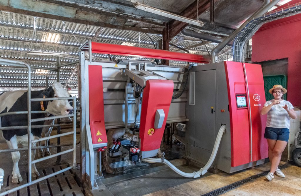 The farm milking machine