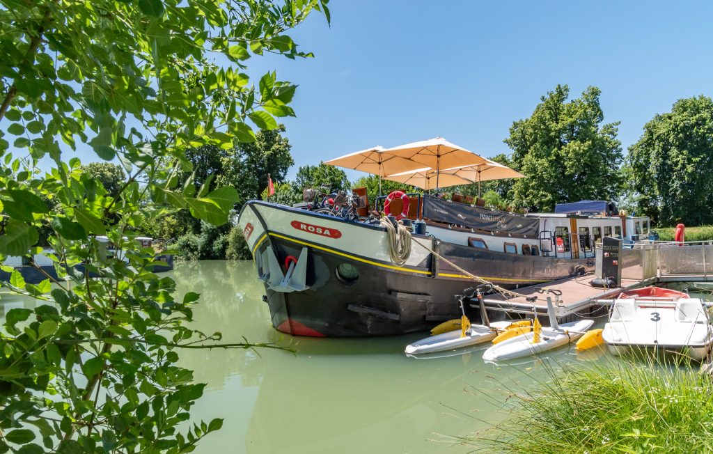 The Rosa docked in Montauban