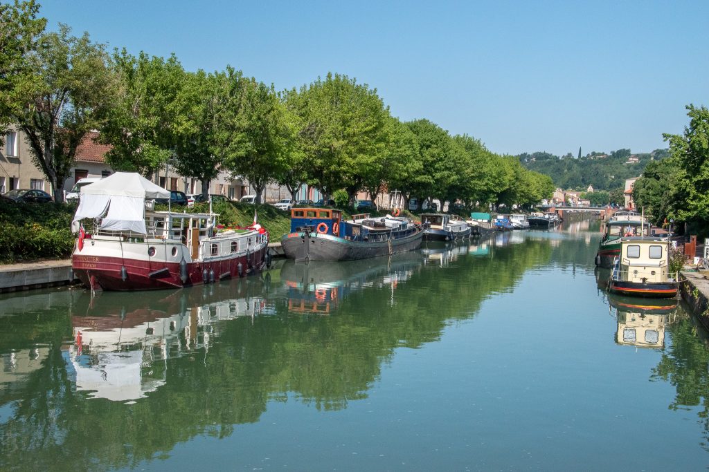 Docked in lovely Moissac