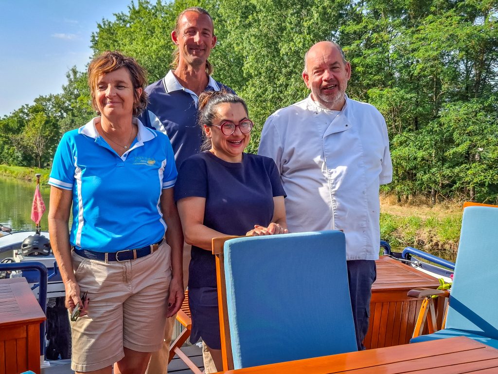 the crew on the Rosa