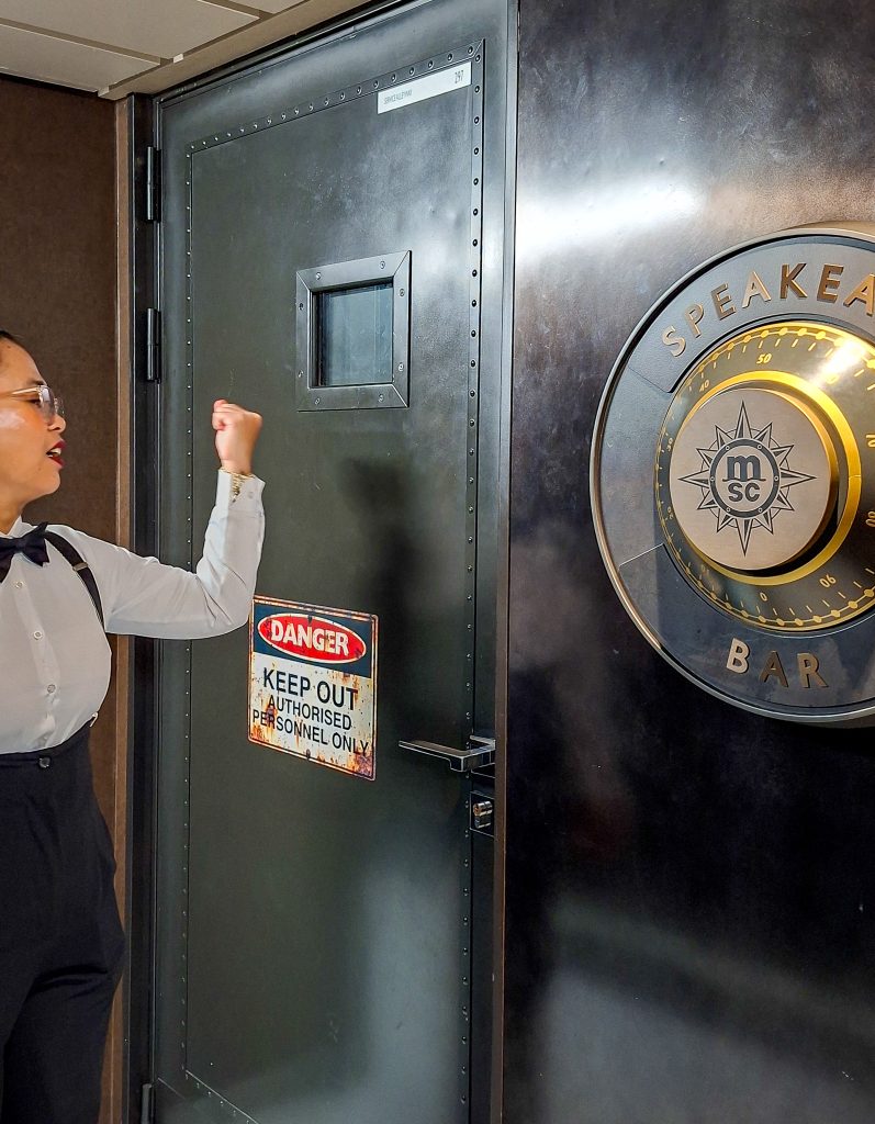 Knock three times to enter the speakeasy