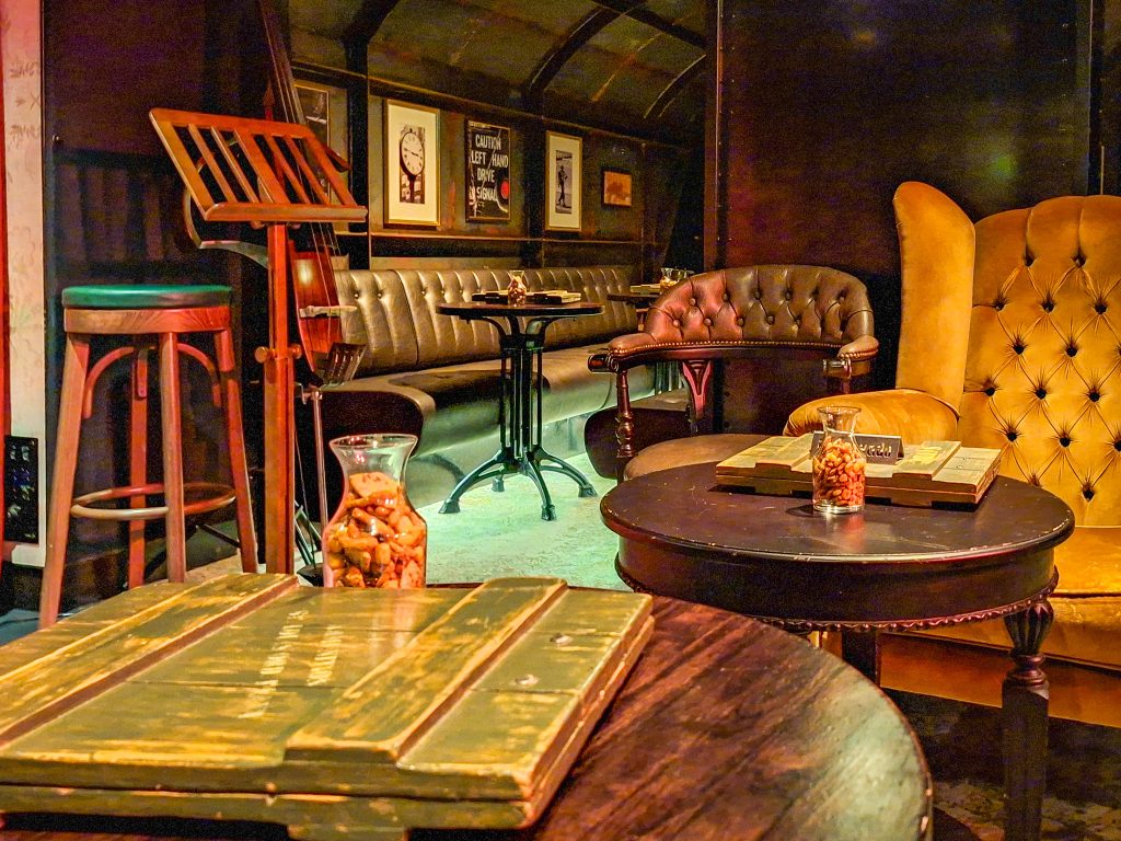 Some of the spaces in the speakeasy