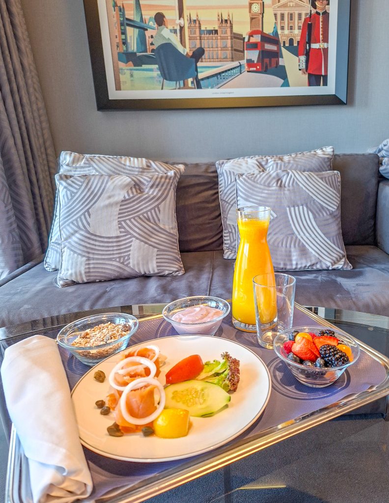 My room service breakfast